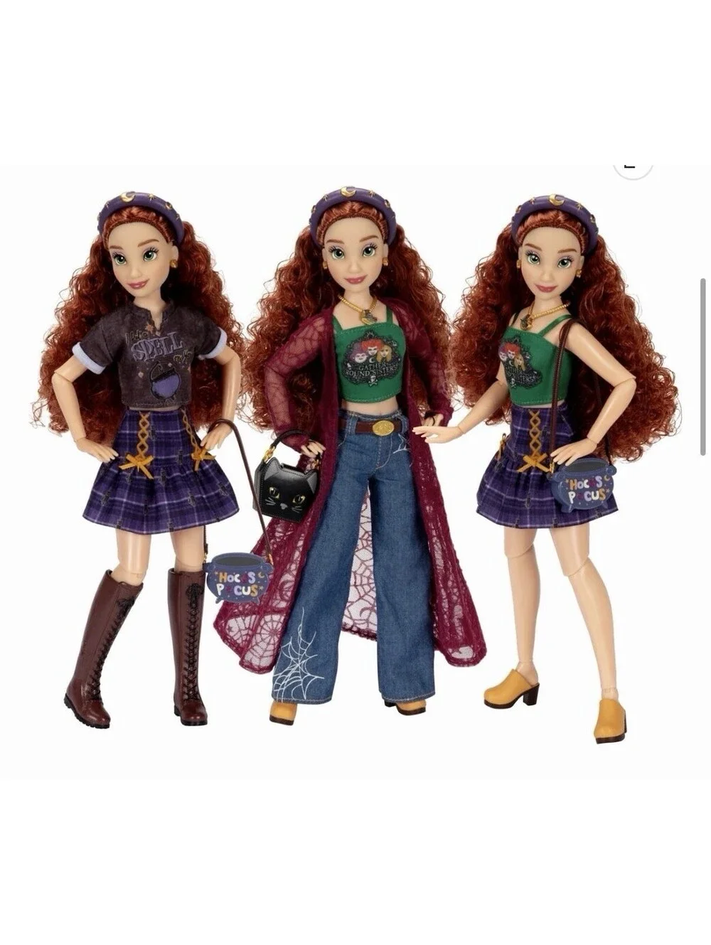 4 Disney ILY 4EVER Doll Maleficent Hocus Pocus Stitch Nightmare Before Christmas